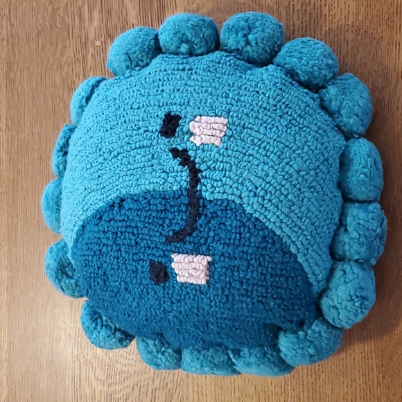 Anthropologie x Loomshakalaka Pommed Pillow - sun/moon - Picture 9 of 9